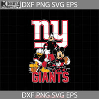 Mickey And Friends Love New York Giants Svg Nfl Svg Football Team Cricut File Clipart Png Eps Dxf