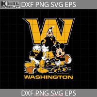Mickey And Friends Love Washington Redskins Svg Nfl Svg Football Team Cricut File Clipart Png Eps