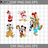 Mickey And Friends Svg Cartoon Bundle Christmas Gift Cricut File Clipart Svg Png Eps Dxf