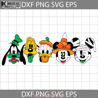 Mickey And Friends Svg Halloween Cricut File Clipart Png Eps Dxf