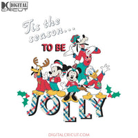 Mickey And Friends Svg, Vintage Disney Svg, Cricut File, Clipart, Christmas Svg, Mickey Christmas Svg, Disney Christmas Svg, Png, Eps, Dxf