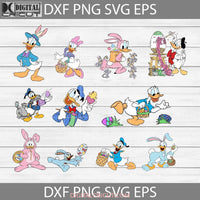 Mickey And Minnie Bunny Svg Cartoon Easters Day Bundle Cricut File Clipart Png Eps Dxf
