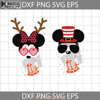 Mickey And Minnie Head With Beer Svg Christmas Bundle Cricut File Clipart Png Eps Dxf