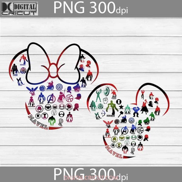 Mickey And Minnie Mouse Head Png Marvel Characters Avengers Bundle Spiderman Hulk Captain America