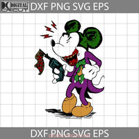 Mickey Joker Cosplay Svg Halloween Svg Gift Cricut File Clipart Png Eps Dxf