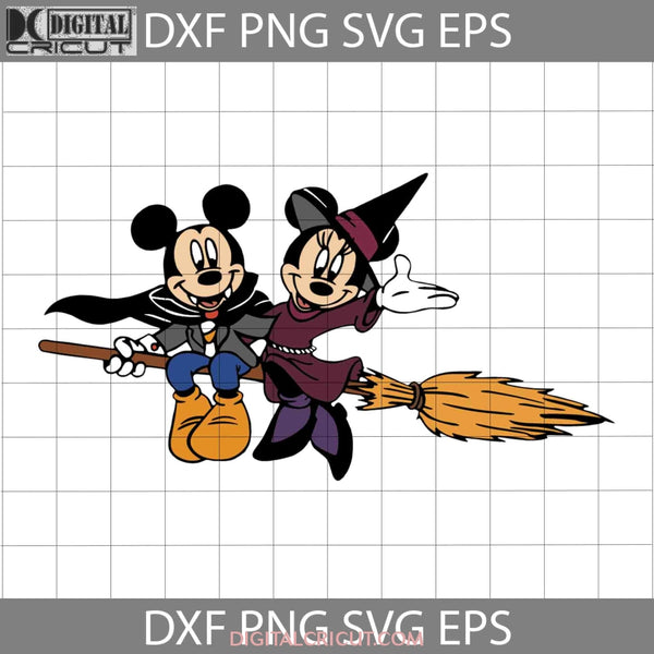 Mickey & Minnie Mouse Costumes Svg Cuties Cartoon Characters Svg Halloween Gift Cricut File Clipart