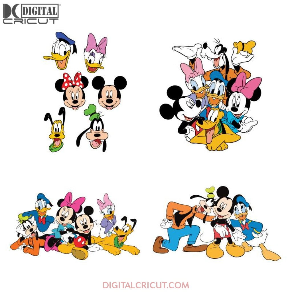 Minnie And Mickey Mouse Vector