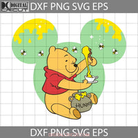 Mickey Mouse Winnie Pooh Svg Honey Cartoon Cricut File Clipart Png Eps Dxf