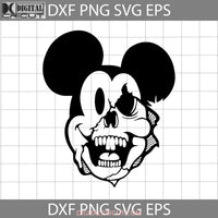 Mickey Skull Svg Mouse Halloween Svg Cricut File Clipart Png Eps Dxf