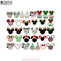 Mickey Svg, Christmas Svg, Cricut File, Clipart, Minnie Svg, Disney Christmas Svg, Merry Christmas Svg, Bundle, Disney Svg7