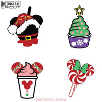 Mickey Svg, Christmas Svg, Cricut File, Clipart, Minnie Svg, Disney Christmas Svg, Merry Christmas Svg, Bundle, Disney Svg8