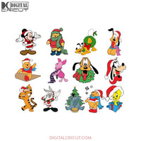 Mickey Svg, Christmas Svg, Cricut File, Clipart, Minnie Svg, Disney Christmas Svg, Merry Christmas Svg, Bundle, Disney Svg1