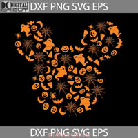 Mickey Svg Mouse Head Halloween Gift Svg Cricut File Clipart Png Eps Dxf