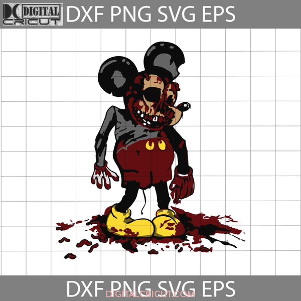 Mickey Zombie Svg Halloween Svg Gift Cricut File Clipart Png Eps Dxf