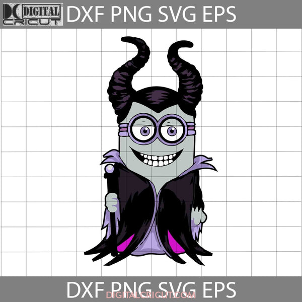 Minion Maleficent Cosplay Svg Halloween Svg Gift Cricut File Clipart Svg Png Eps Dxf