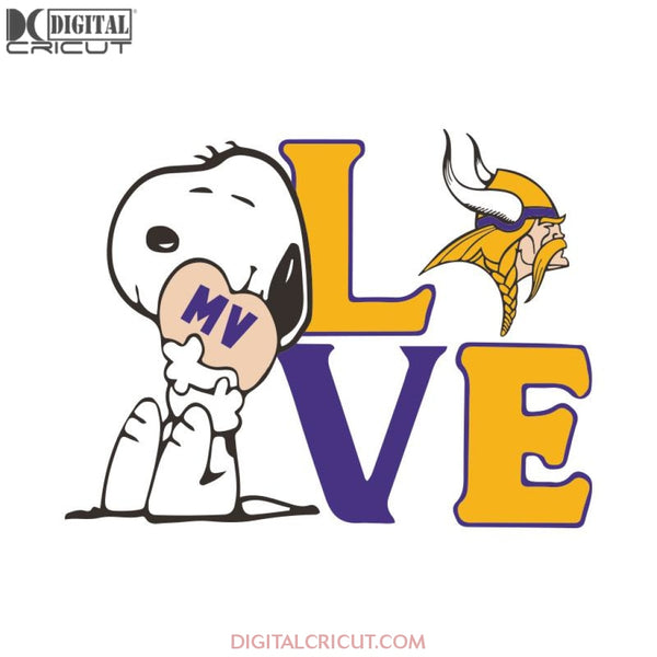 Minnesota Vikings Svg, Vikings Logo Svg, Snoopy Love Vikings Svg, NFL Svg, Cricut File, Clipart, Leopard Svg, Sport Svg, Football Svg