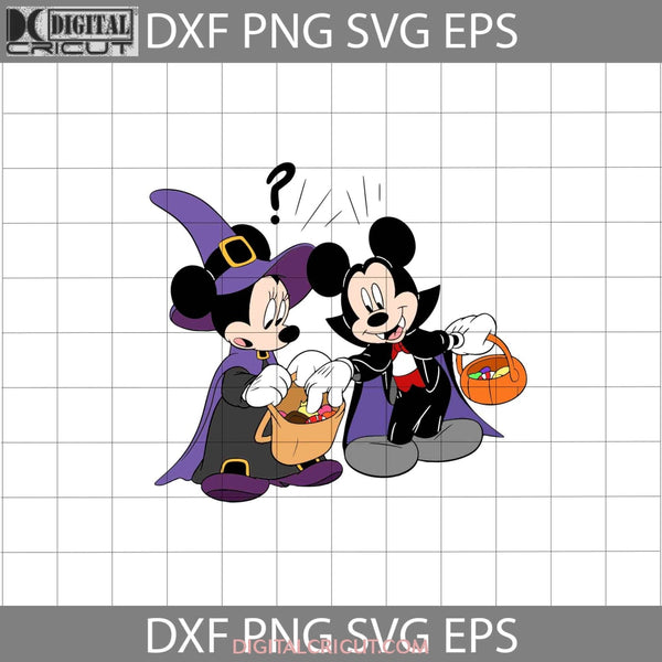 Minnie And Mickey Pumpkin Svg Halloween Cricut File Clipart Png Eps Dxf