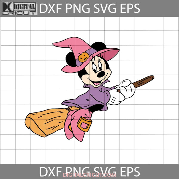 Minnie Halloween Svg Witch Cricut File Clipart Png Eps Dxf