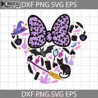 Minnie Head Svg Mickey Halloween Cricut File Clipart Png Eps Dxf