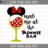 Minnie Mouse Wine Glass Svg Cartoon Cricut File Clipart Png Eps Dxf