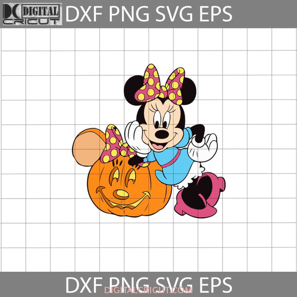 Minnie Pumpkin Svg Mouse Cuties Svg Halloween Gift Cricut File Clipart Png Eps Dxf