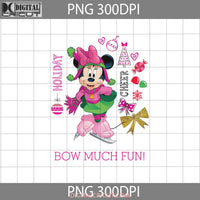 Minnie Santa Png Cartoon Christmas Gift Images 300Dpi