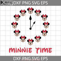 Minnie Time Svg Cartoon Cricut File Clipart Png Eps Dxf