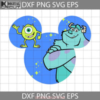 Monsters University Svg Mickey Minnie Ears Cartoon Cricut File Clipart Png Eps Dxf