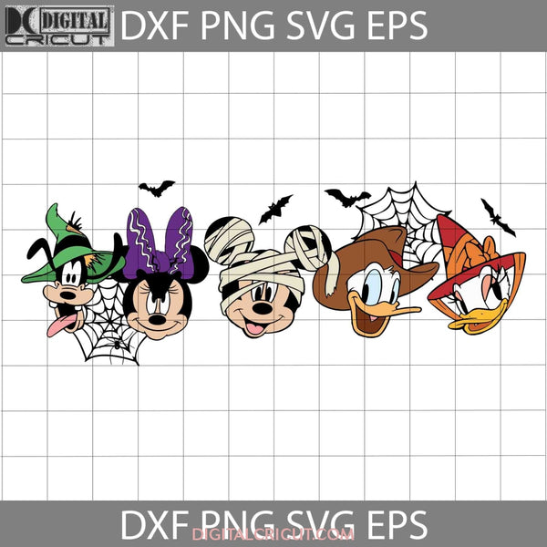 Mickey And Friends Halloween Costume Svg Cricut File Clipart Png Eps Dxf