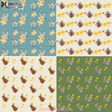 Mouse Seamless Pattern Digital Papers Scrapbook Pattern Paper Background Wallpaper 12*12Inches