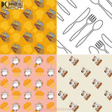 Mouse Seamless Pattern Digital Papers Scrapbook Pattern Paper Background Wallpaper 12*12Inches