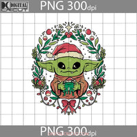 Baby Yoda Png Star Wars Movie Christmas Gift Images 300Dpi