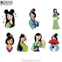 Mulan Svg, Mulan, Disney Svg, Disney Princess Svg, Mulan Disney, Cricut File, Bundle, Cartoon Svg, Clipart 2