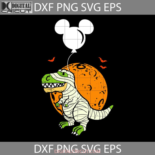 Mummy Dinosaur Holding Svg Halloween Cricut File Clipart Png Eps Dxf