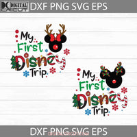 My First Trip Svg Santa Bundle Christmas Cricut File Clipart Png Eps Dxf