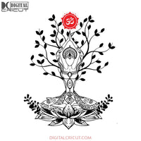 Namaste Tree Om namaste yoga, namaste yoga svg, namaste yoga png