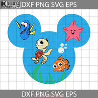 Nemo Svg Dory Squirt Mickey Cricut File Clipart Png Eps Dxf