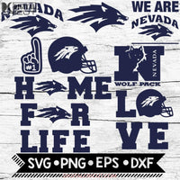 Nevada Wolfpack Svg Logo Bundle Ncaa Sport
