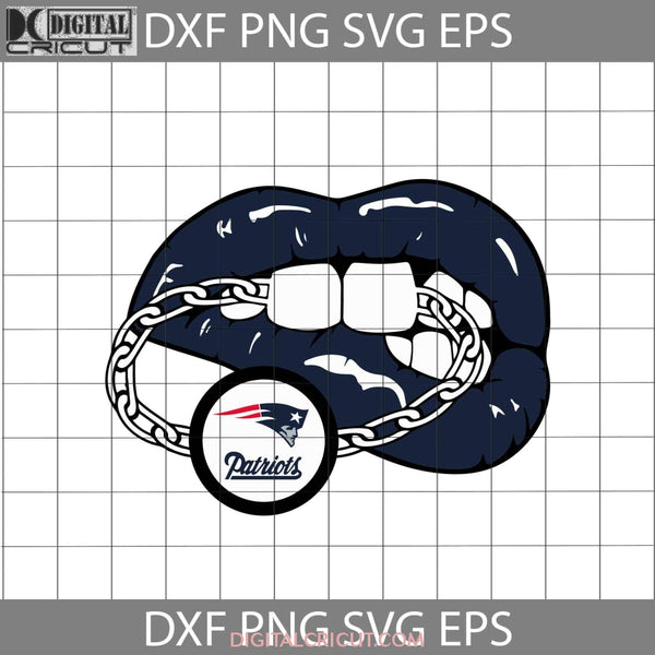 New England Patriots Lips Svg Nfl Love Football Team Cricut File Clipart Sexy Png Eps Dxf