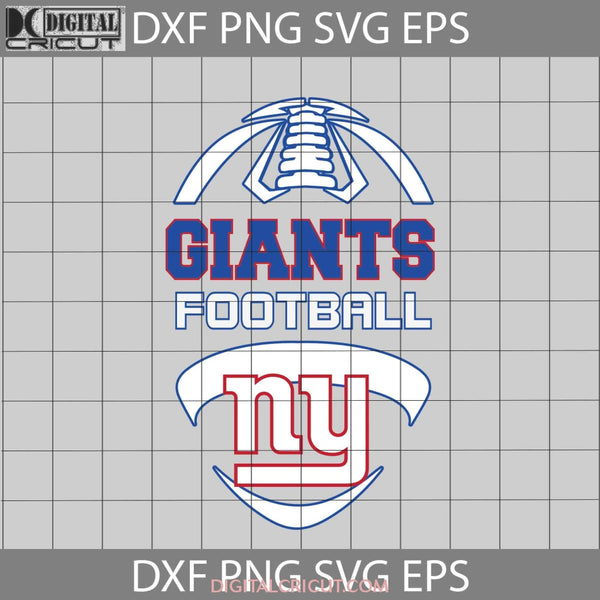 New York Giants Svg Football Cricut File Clipart Png Eps Dxf