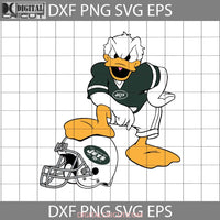 New York Jets Donald Duck Svg Nfl Love Football Team Cricut File Clipart Png Eps Dxf