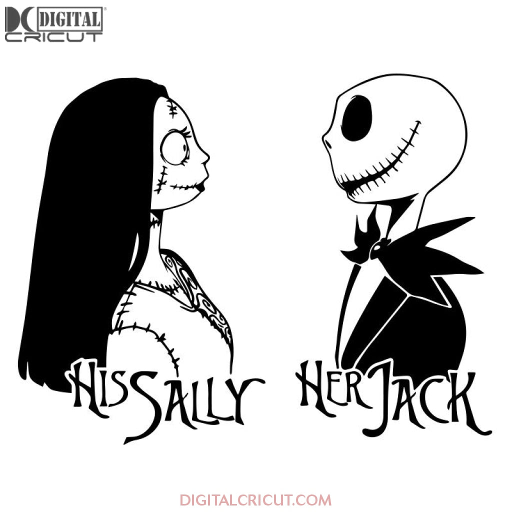 Nightmare Before Christmas Jack And Sally Silhouette Nightmare Before Christmas Jack And Sally Silhouette