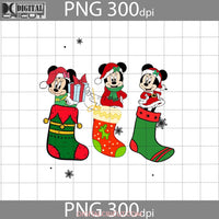 On Socks Christmas Lights Png Mouse Images Digital 300Dpi