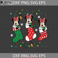 On Socks Christmas Lights Svg Mouse Svg Cricut File Clipart Png Eps Dxf