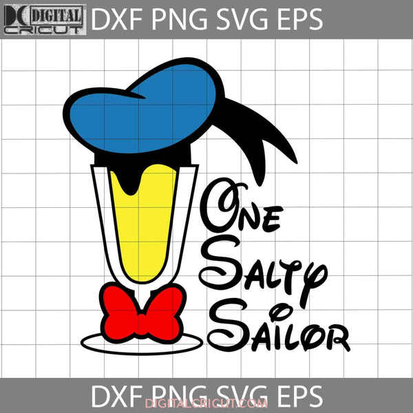 One Salty Sailor Drinking Svg Cartoon Cricut File Clipart Png Eps Dxf