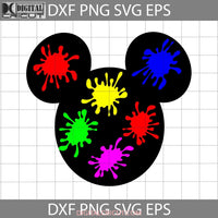 Paintball Mickey Svg Cartoon Cricut File Clipart Png Eps Dxf