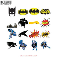 Batman Party Svg, Batman Svg, Hero Svg, Supperhero Svg, Cricut, Silhouette, Cartoon Svg