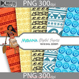 Pattern Paper Ocean Background Wallpaper 12*12Inches -300Dpi