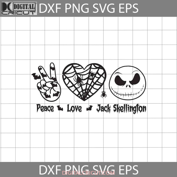 Peace Love Svg Halloween Cricut File Clipart Png Eps Dxf