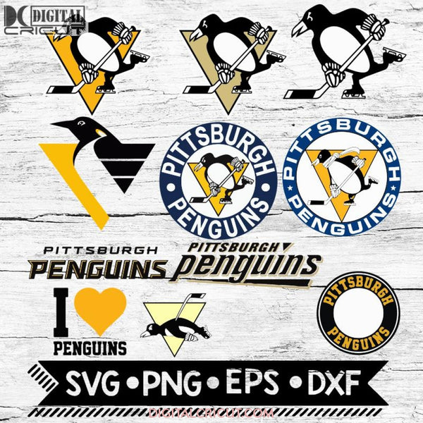 Pittsburgh Penguins Svg Logo Nhl Bundle